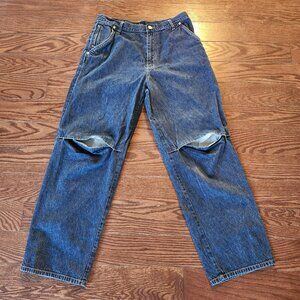 Vintage Sean John Men Jeans 34x30 Baggy Y2K Carpenter Denim Articulated Knees